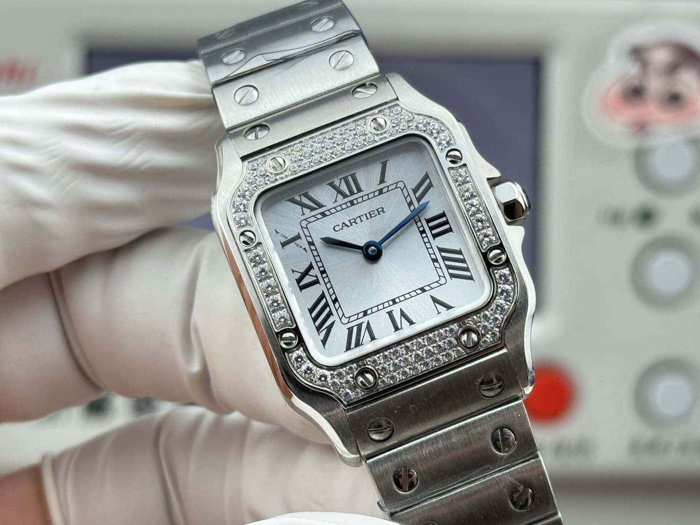 Cartier Blue Mini Watch