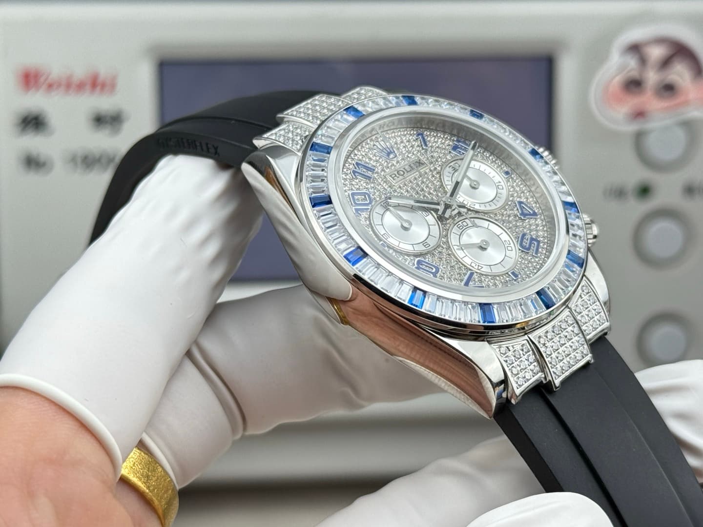 Rolex Blue Watch