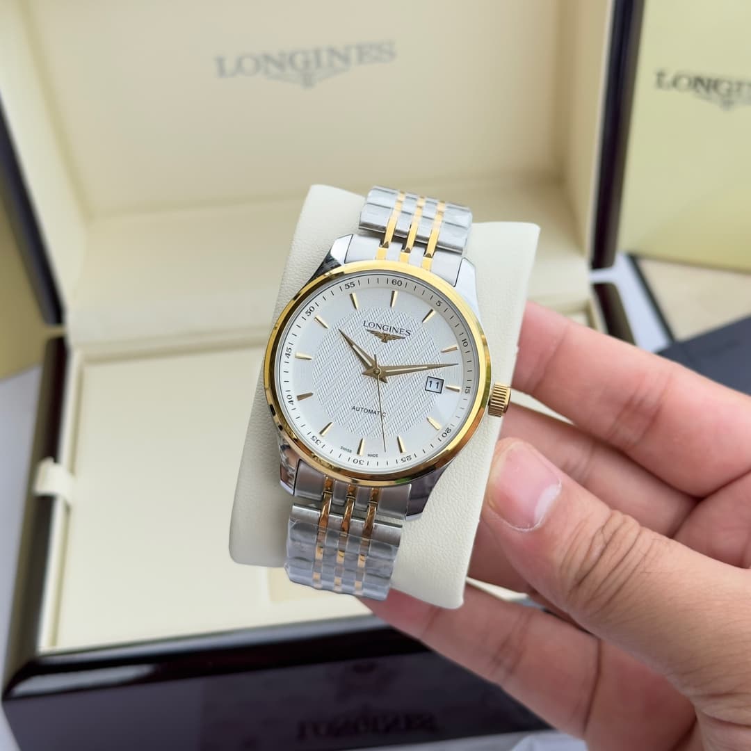 Longines White Watch