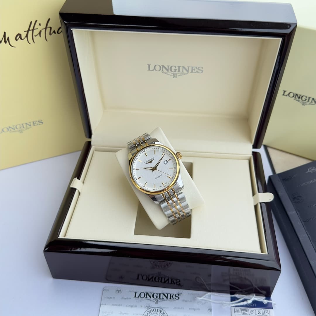 Longines White Watch