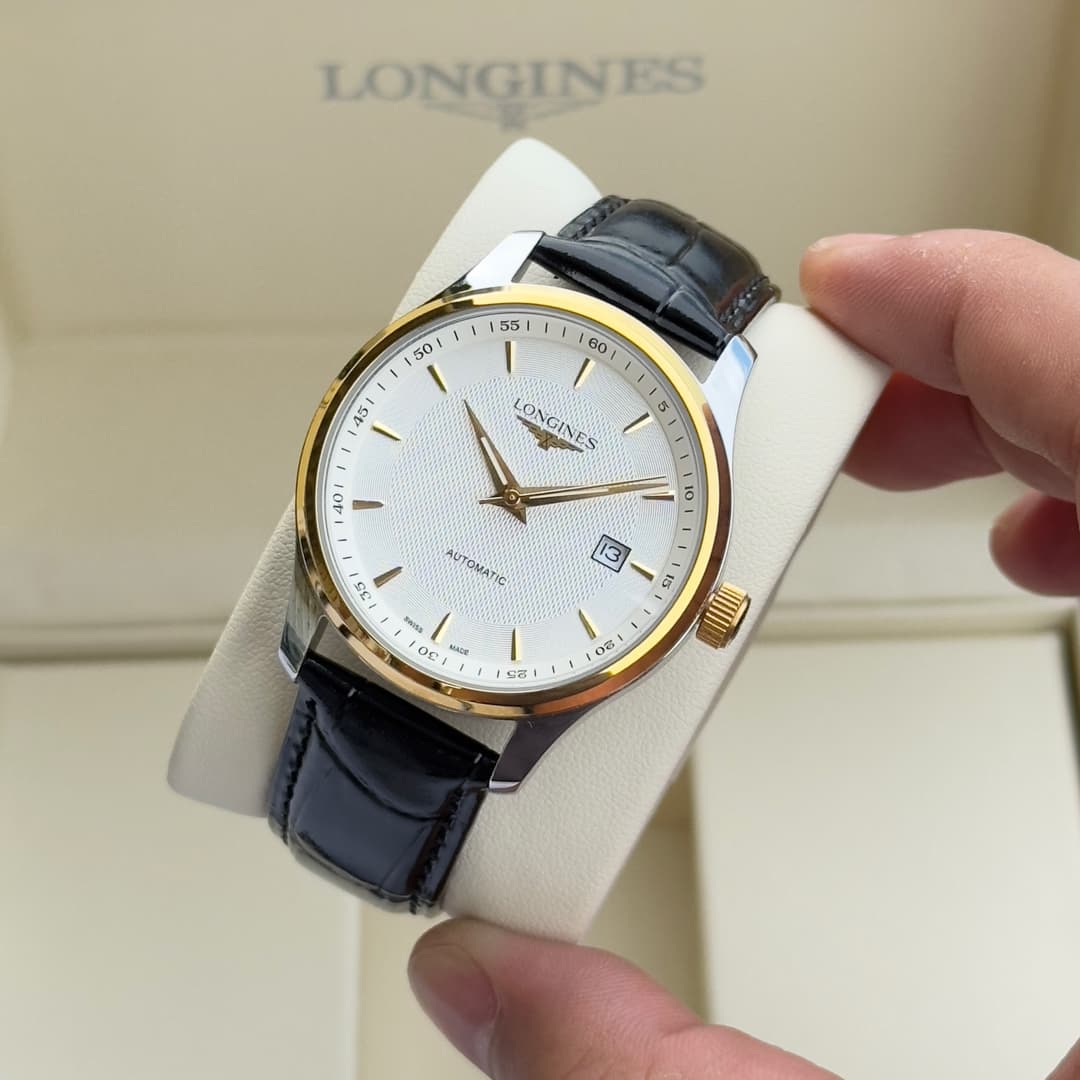 Longines White Watch