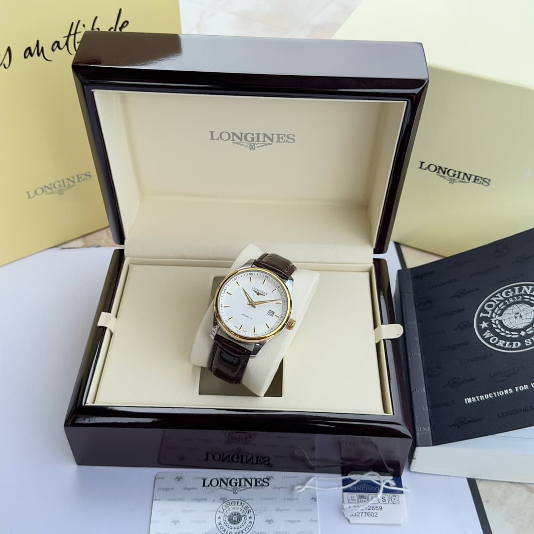 Longines White Watch