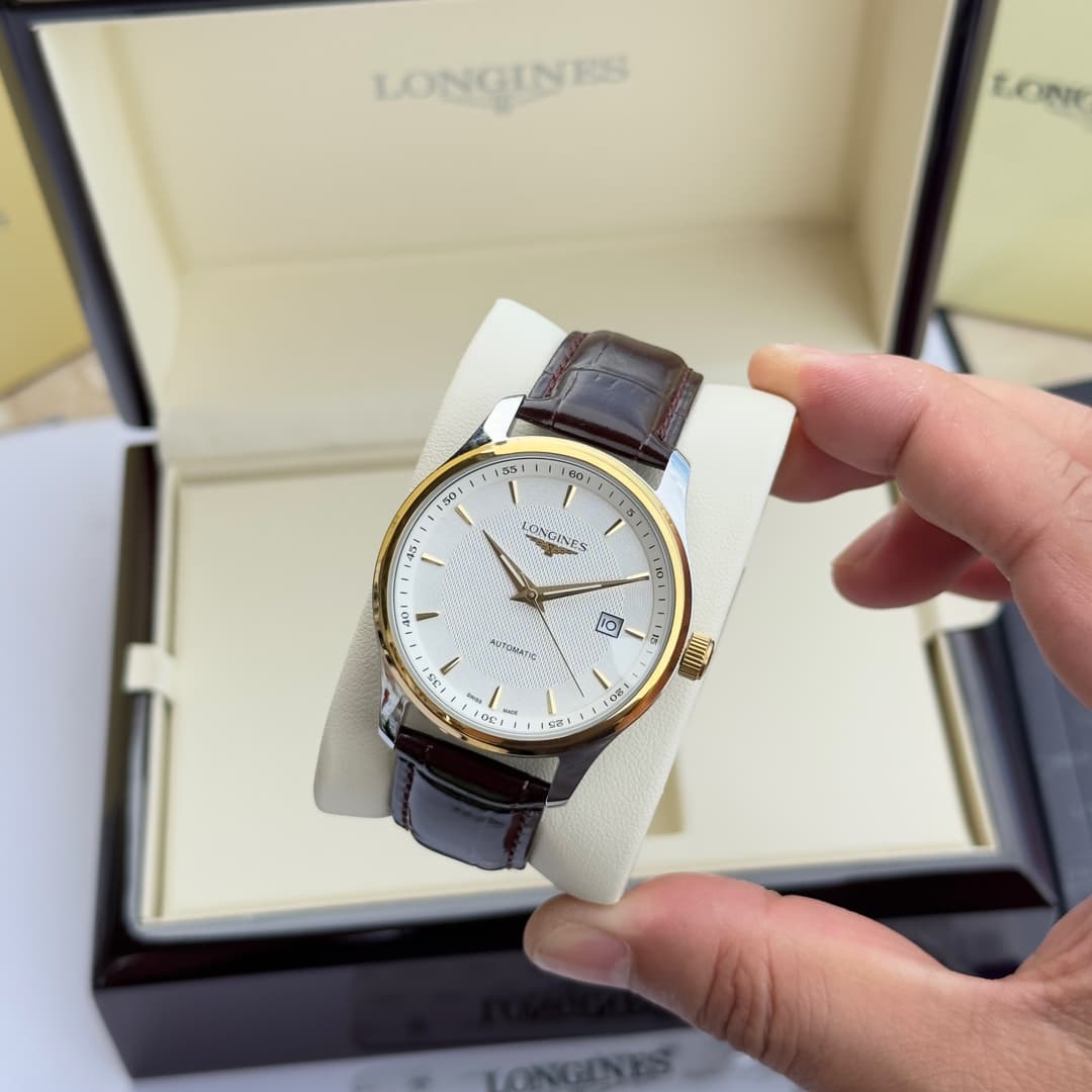 Longines White Watch