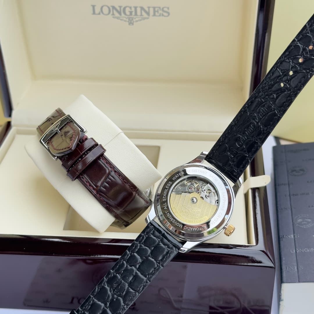 Longines White Watch