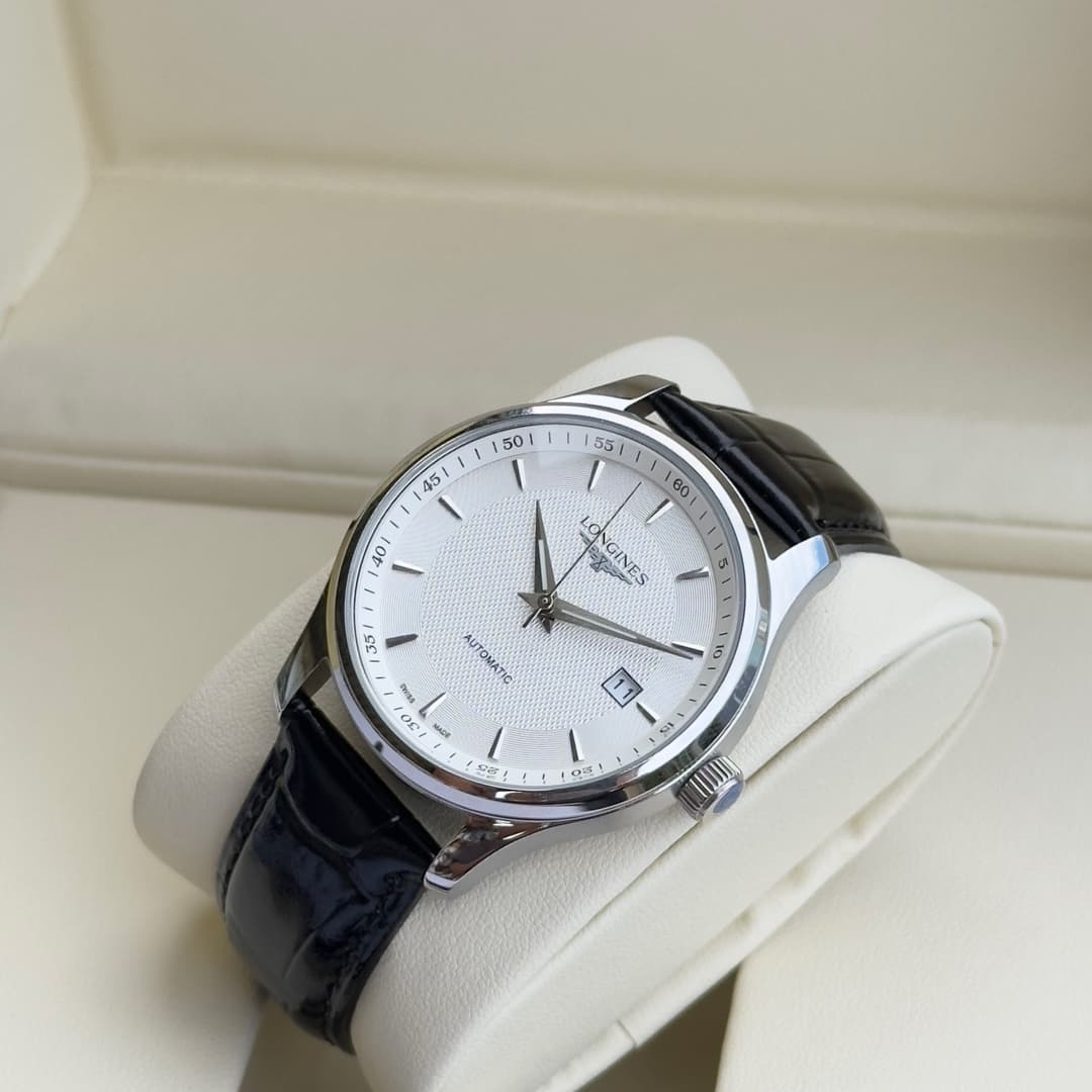 Longines White Watch