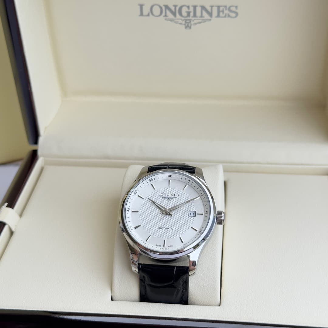 Longines White Watch