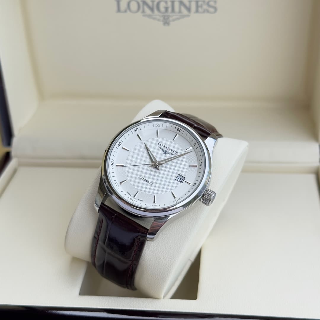 Longines White Watch