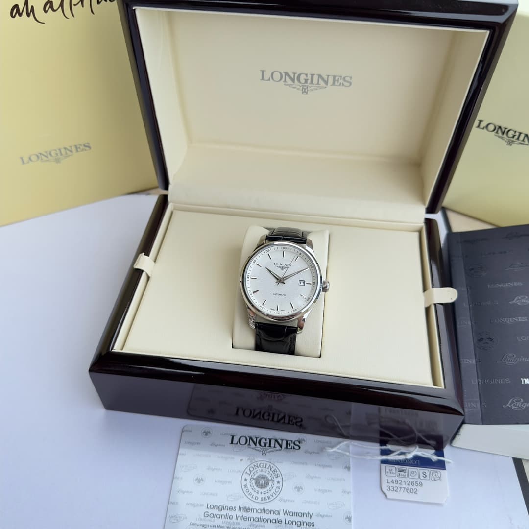 Longines White Watch