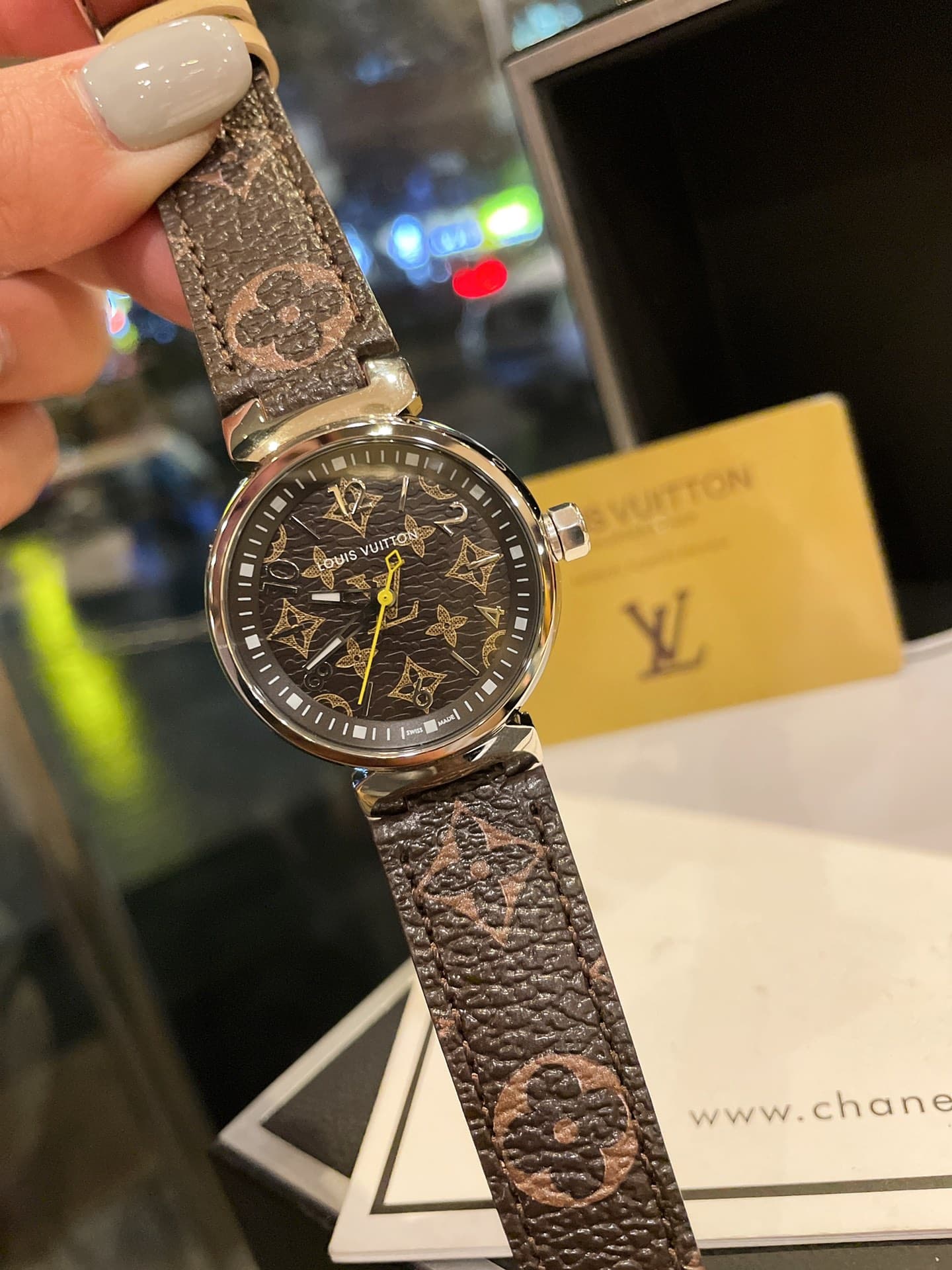 Louis Vuitton White Watch