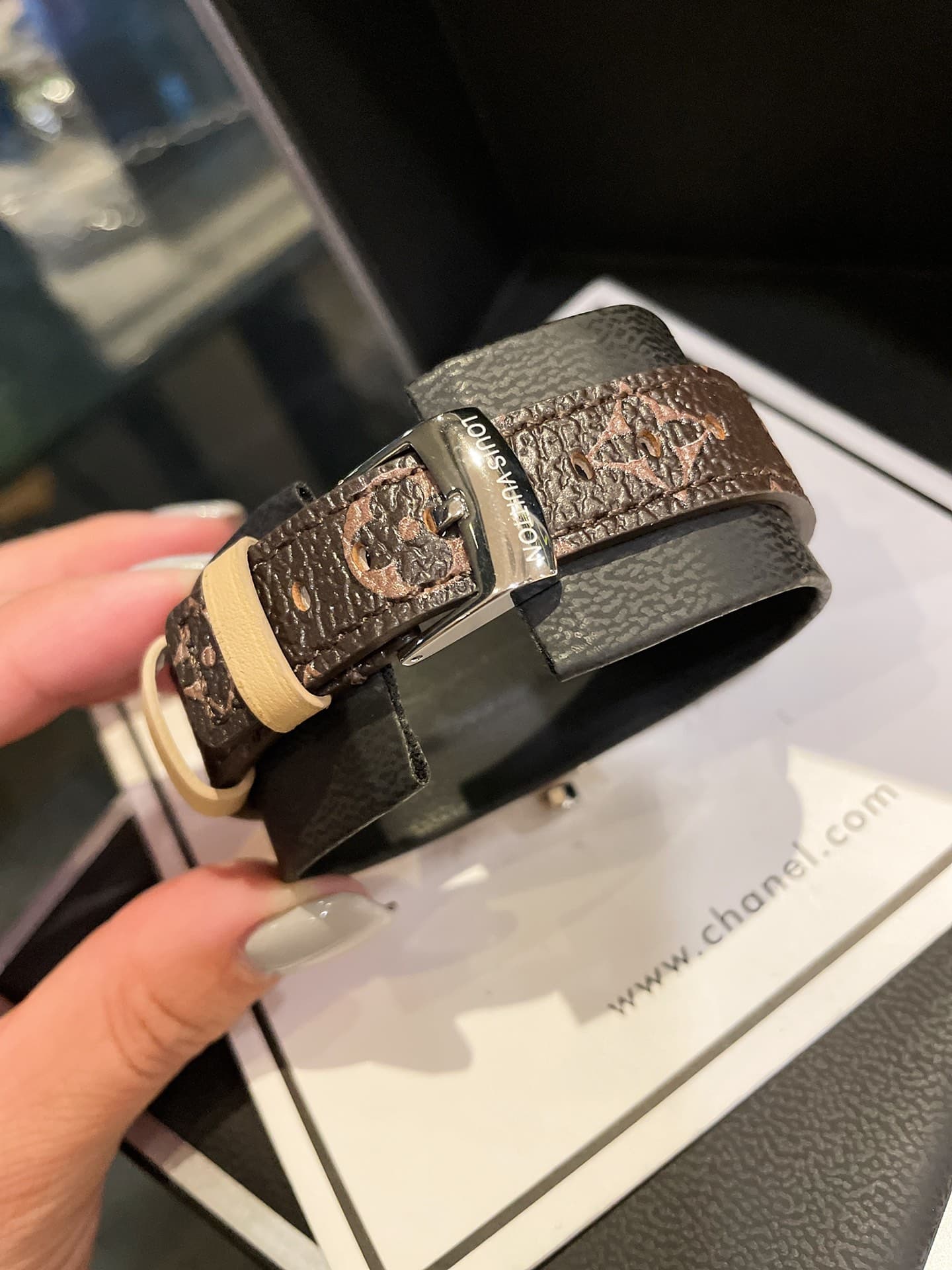 Louis Vuitton White Watch