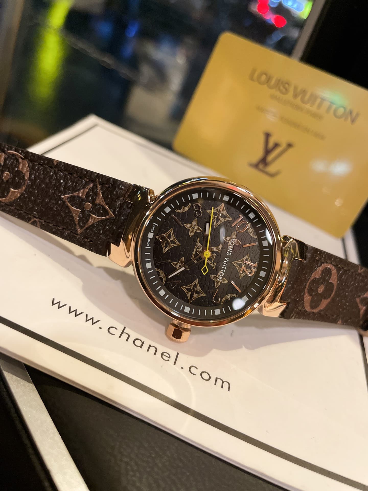 Louis Vuitton White Watch