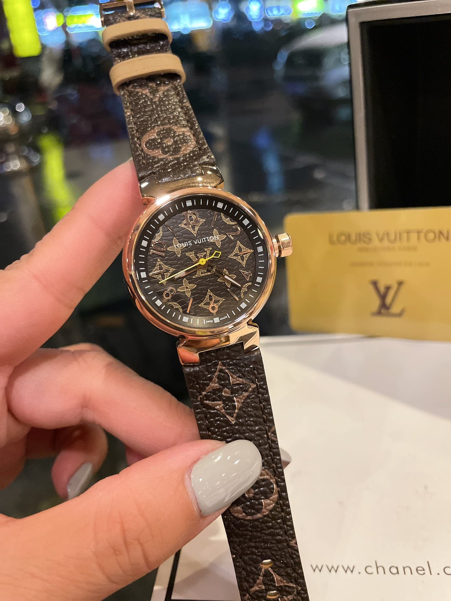 Louis Vuitton White Watch