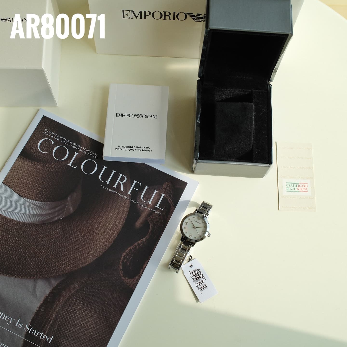 Luxury Watch White Watch Ar80071