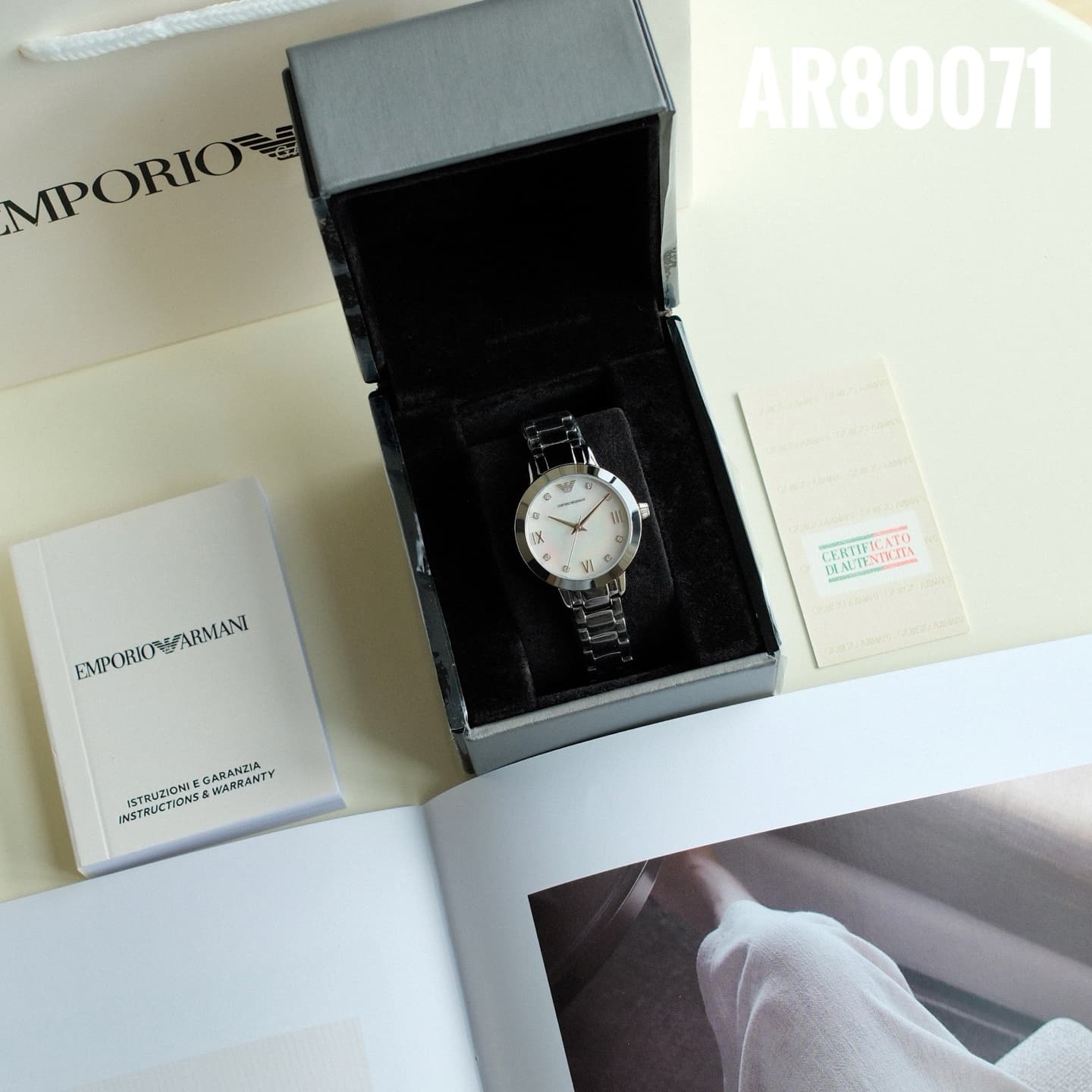 Luxury Watch White Watch Ar80071