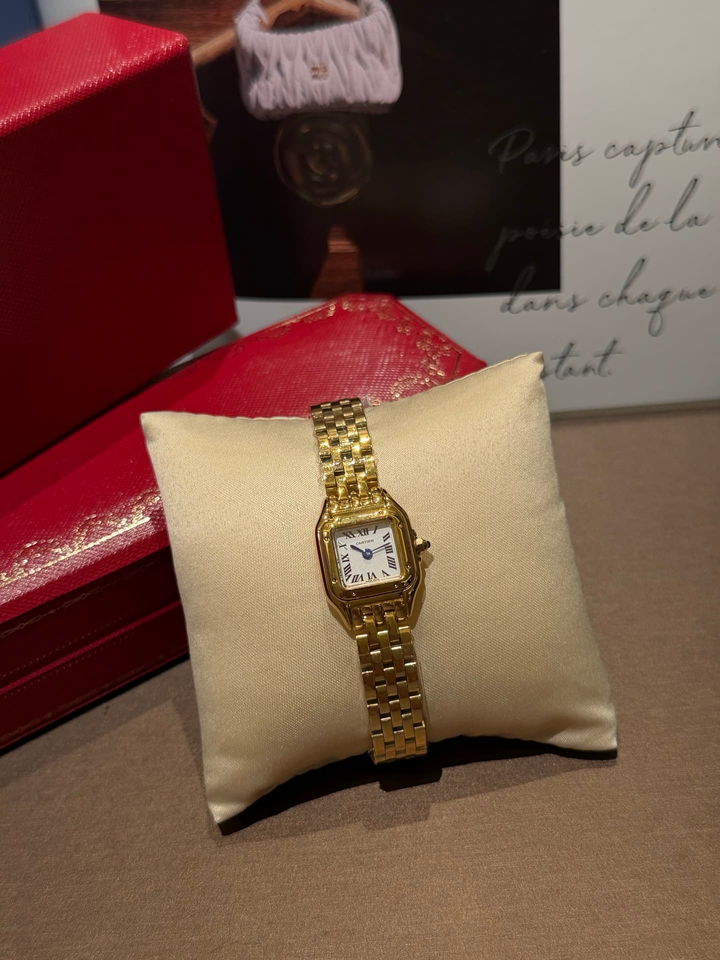 Cartier Blue Mini Watch