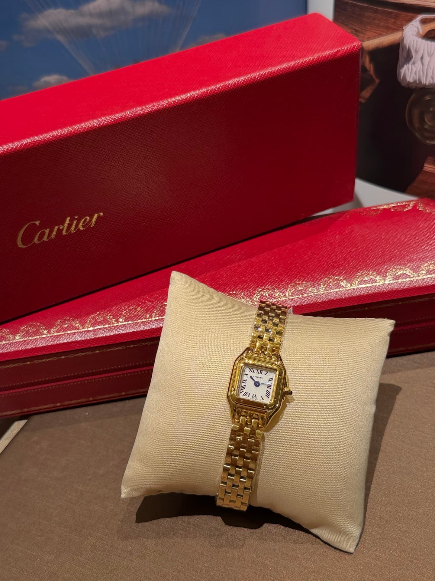 Cartier Blue Mini Watch