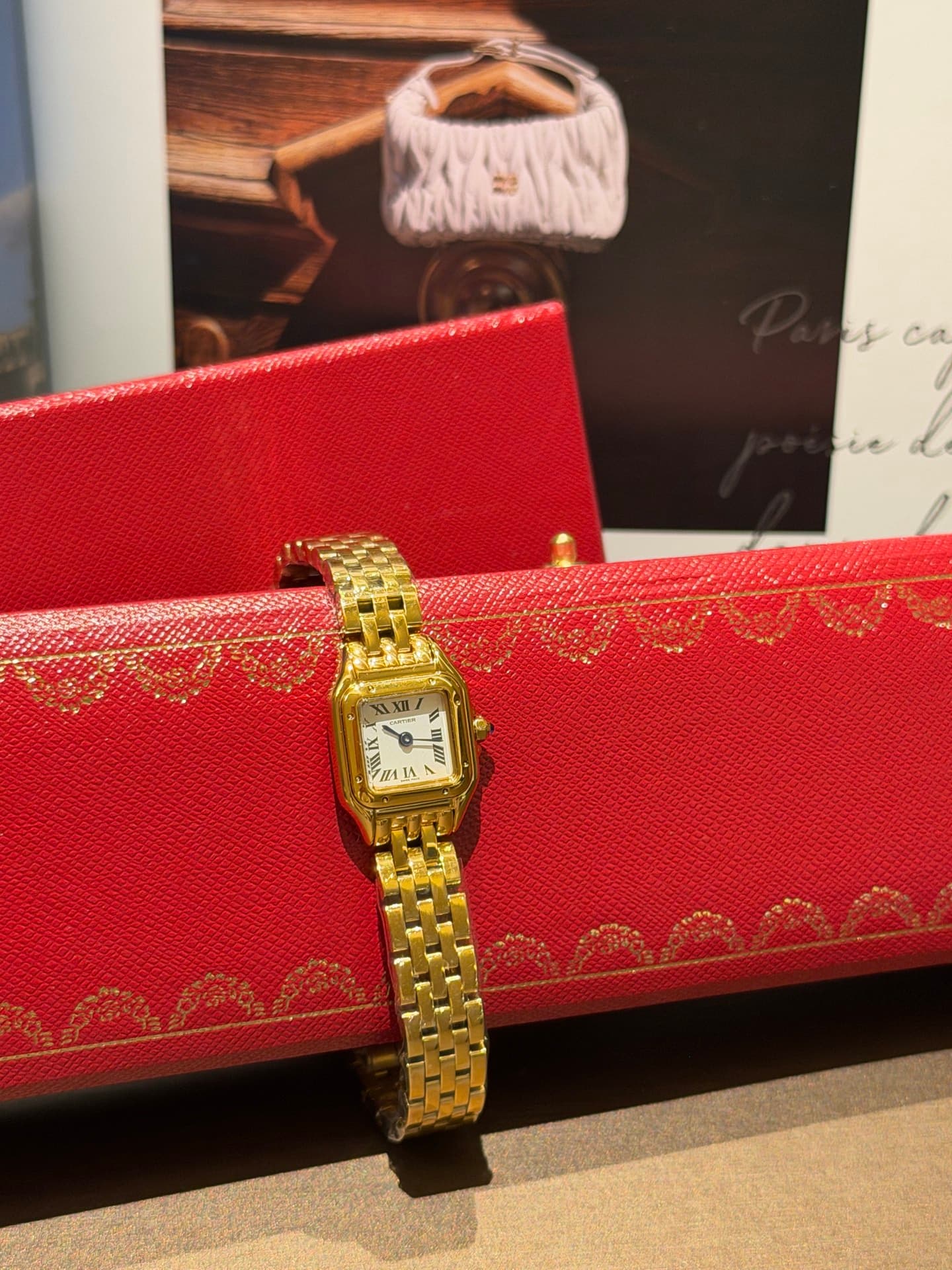 Cartier Blue Mini Watch