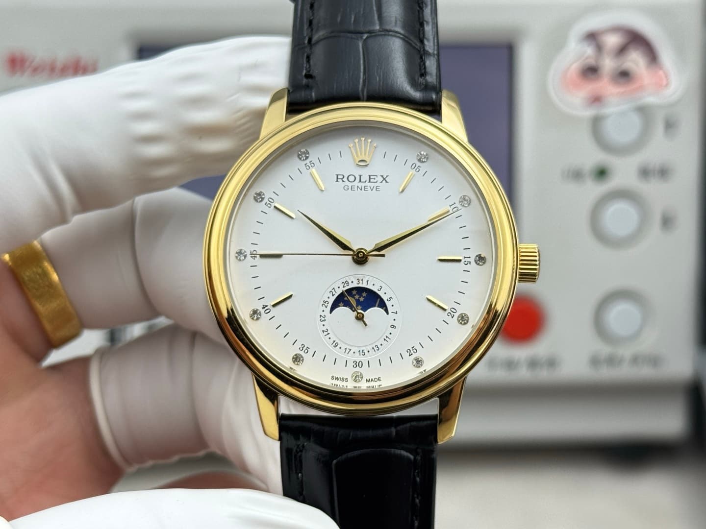 Rolex Blue Watch ETA2824