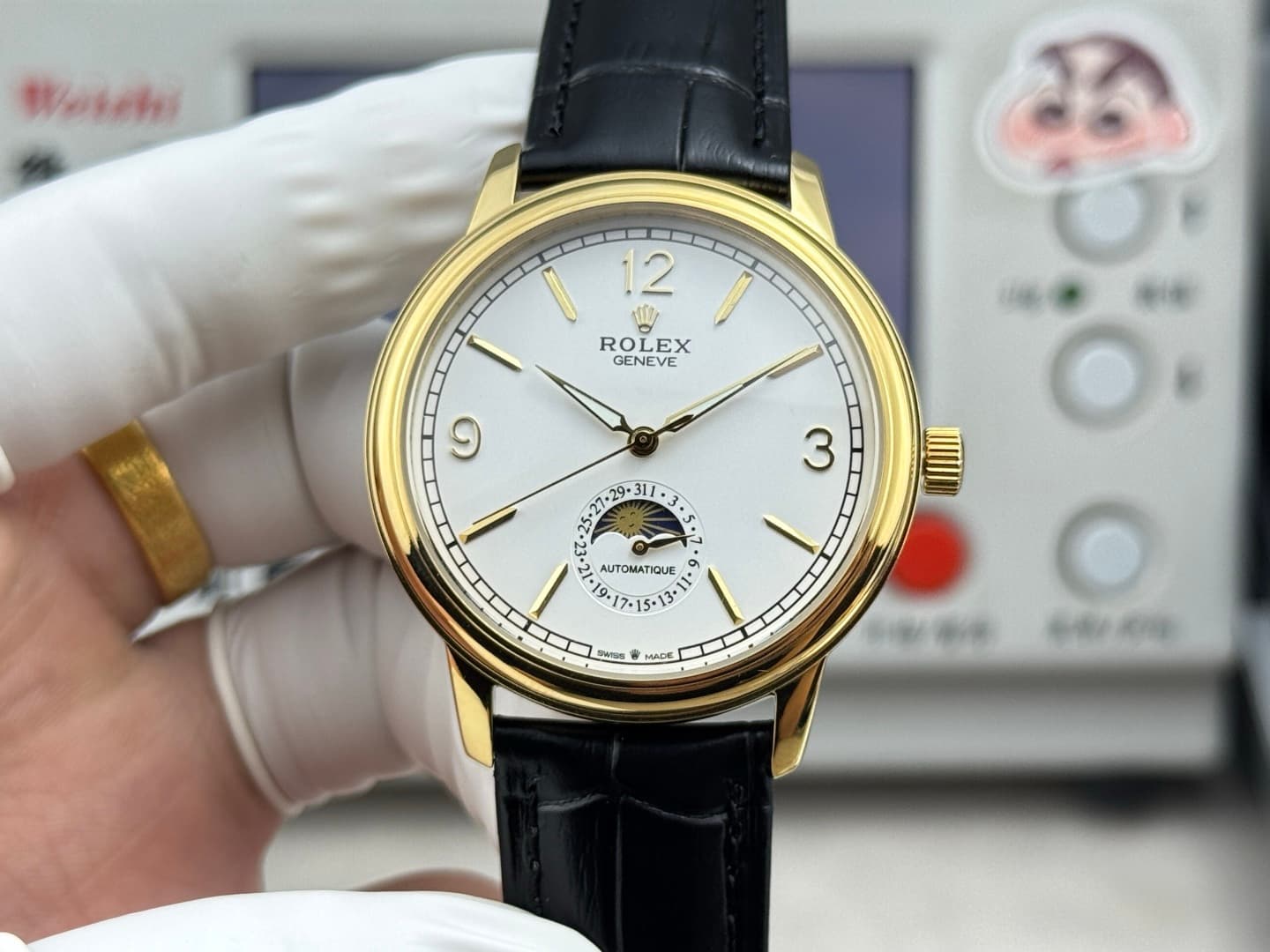 Rolex Blue Watch ETA2824