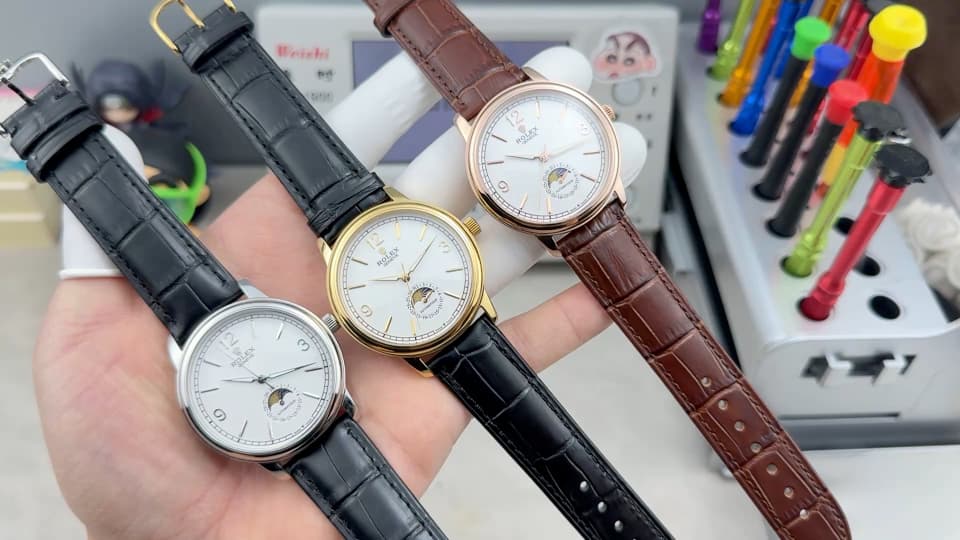 Rolex White Watch ETA2824