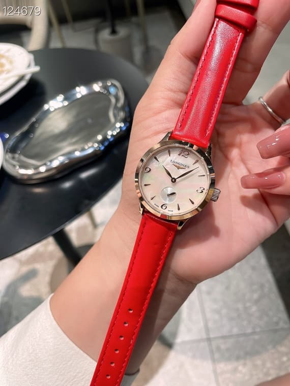 Longines White Watch