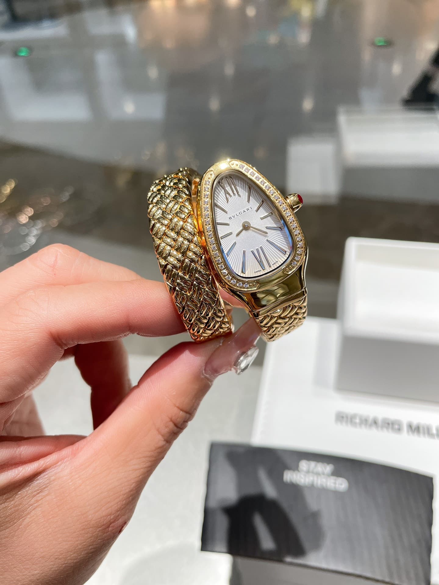 Bottega Veneta White Watch