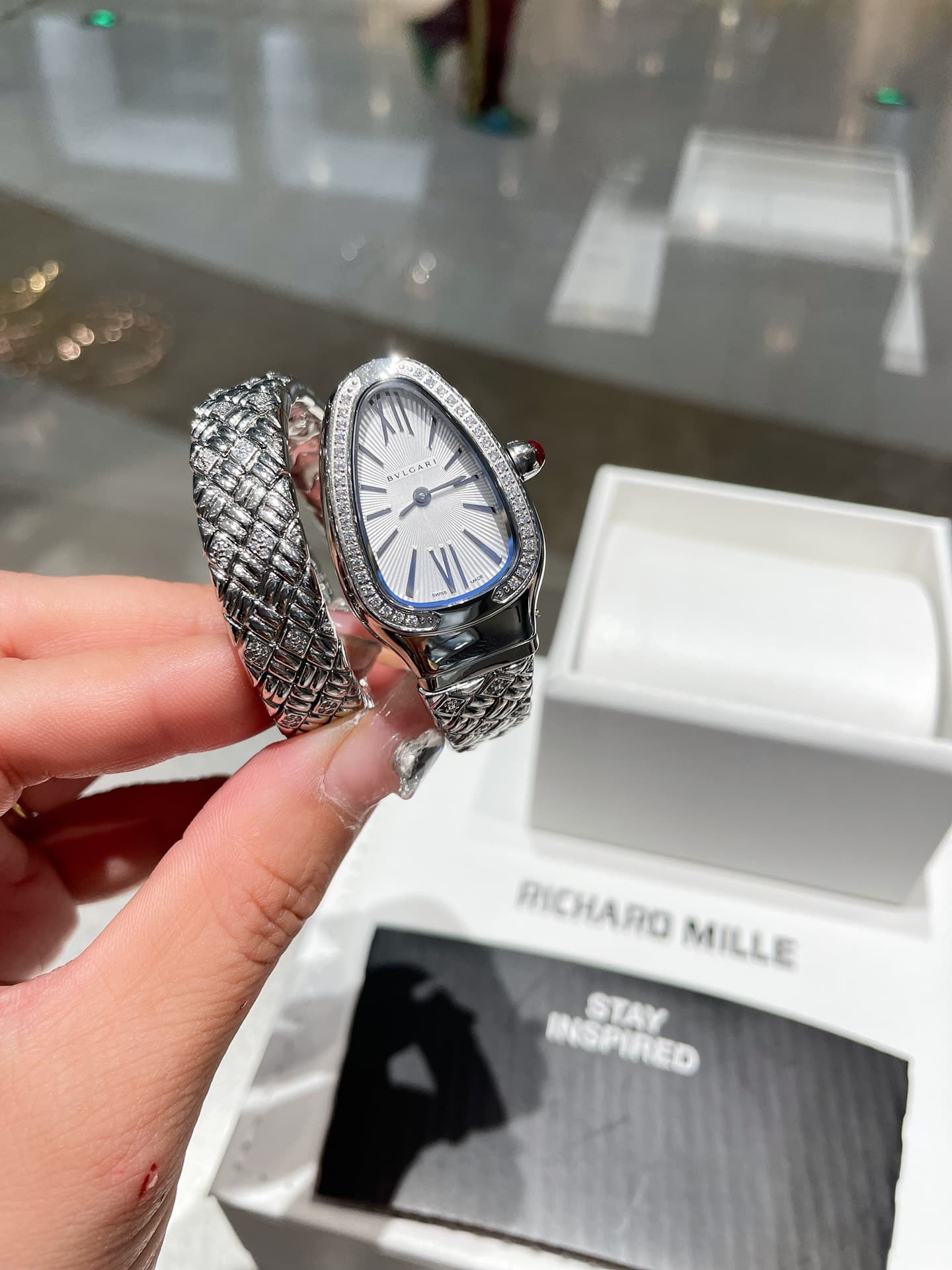 Bottega Veneta White Watch