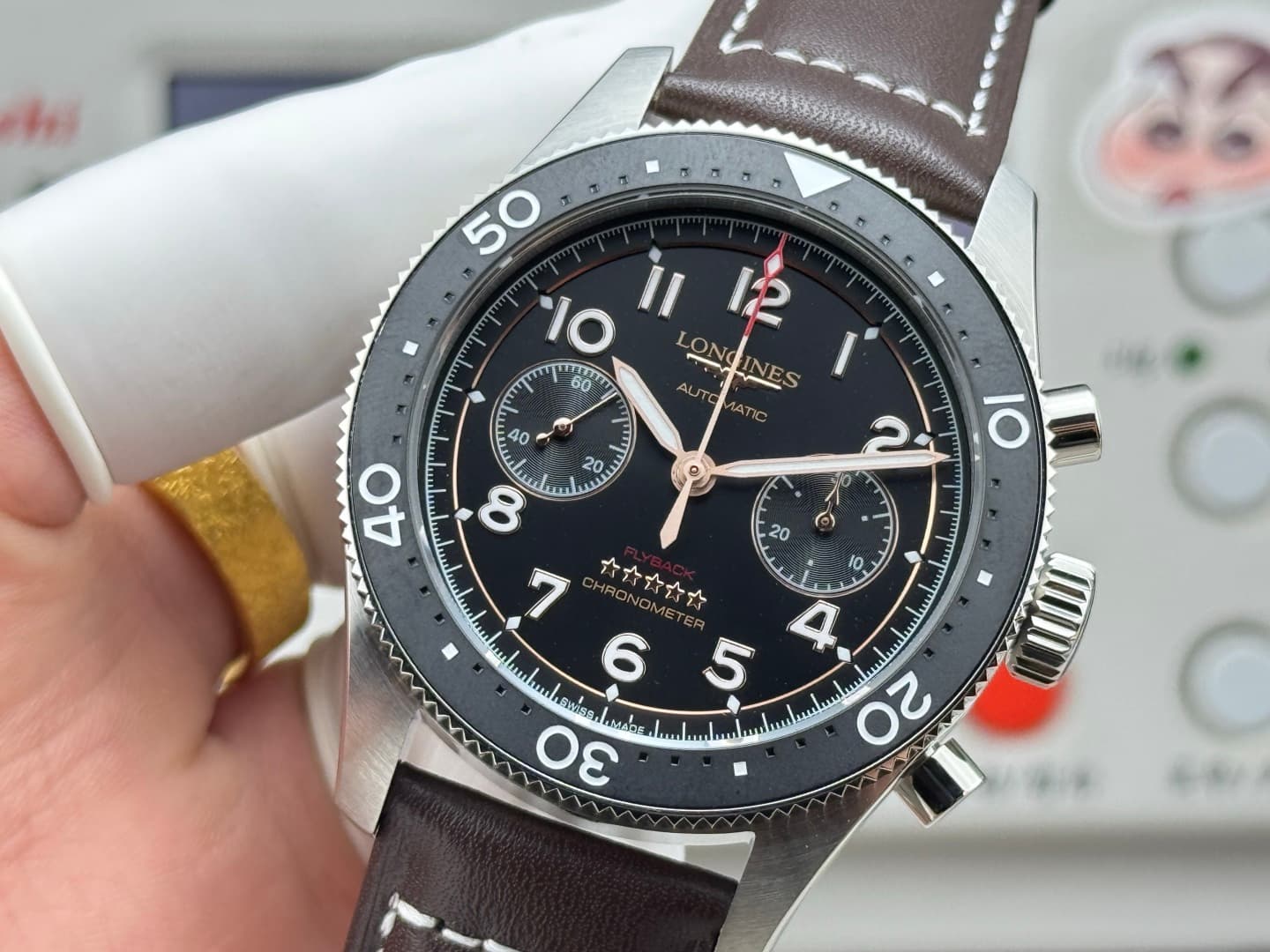 Longines Cream Watch