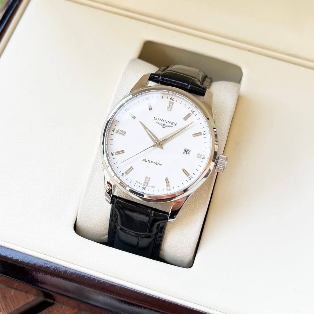 Longines White Watch