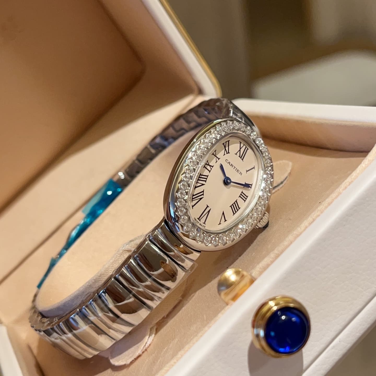Cartier White Small Watch