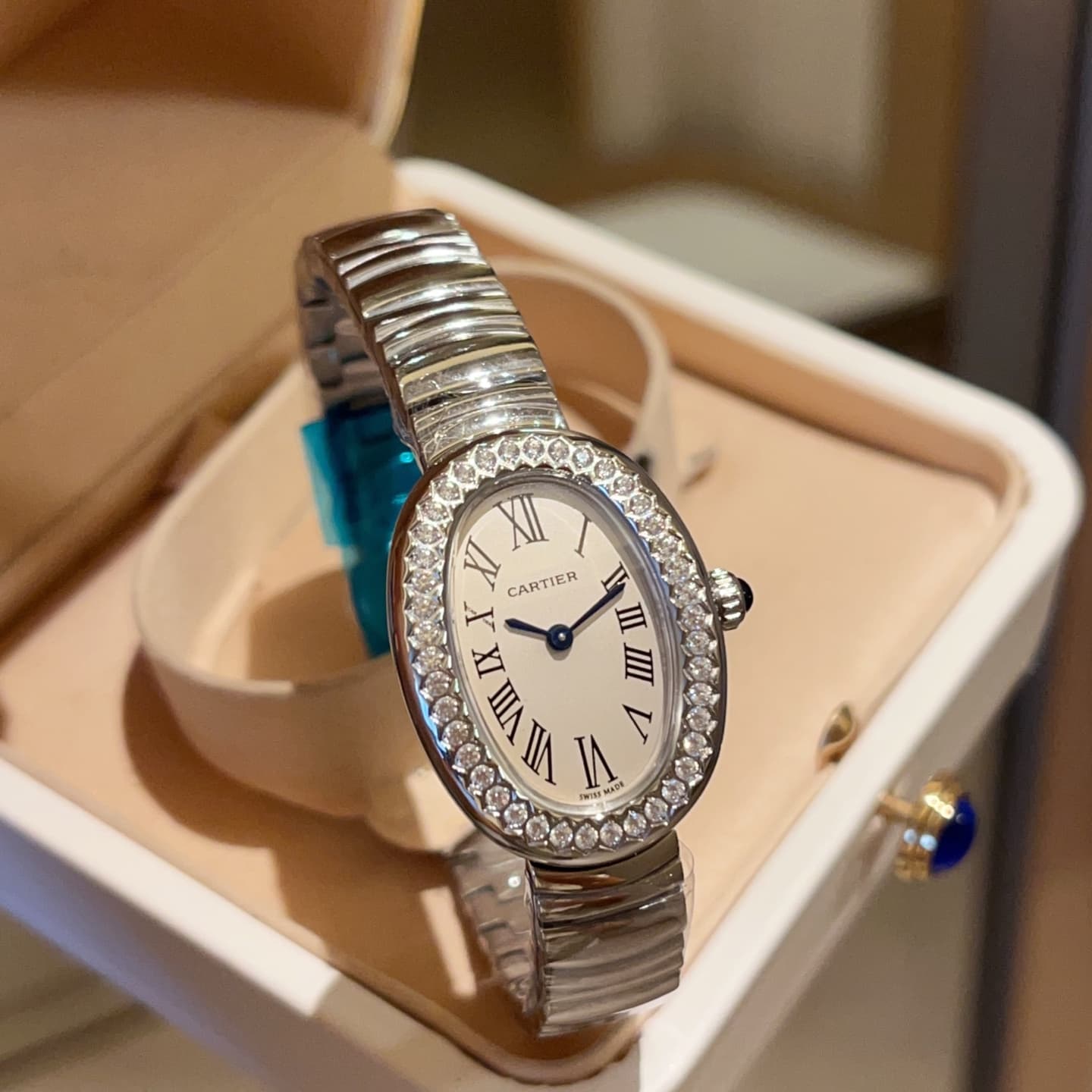 Cartier White Small Watch
