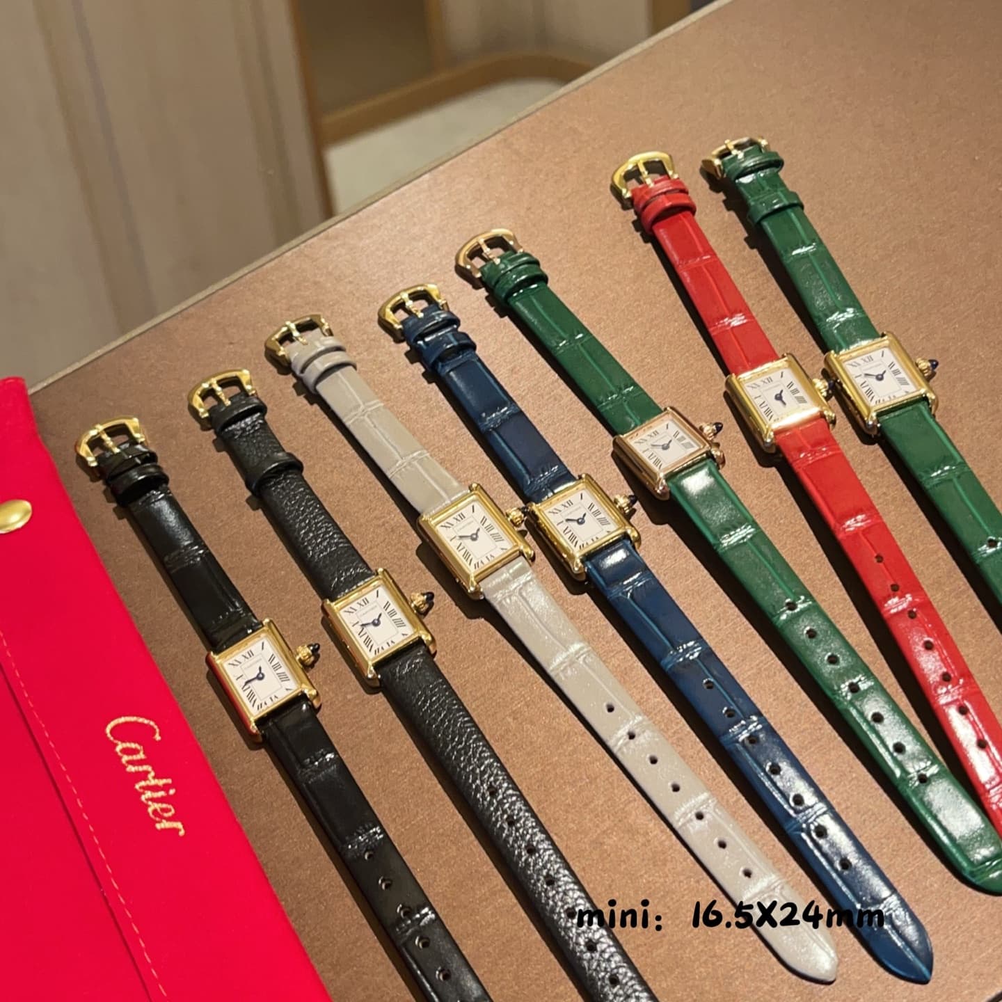 Cartier White Mini Watch
