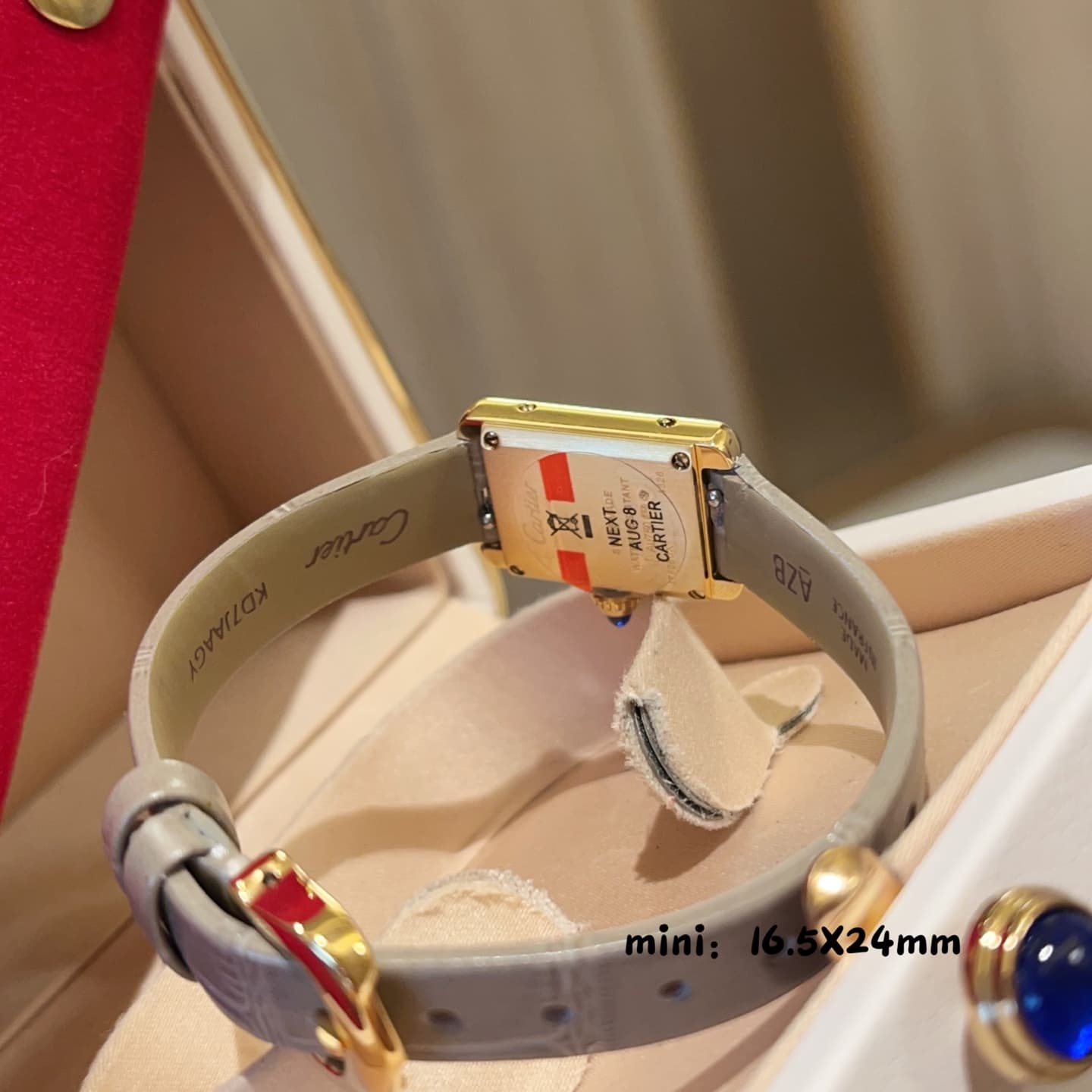 Cartier White Mini Watch