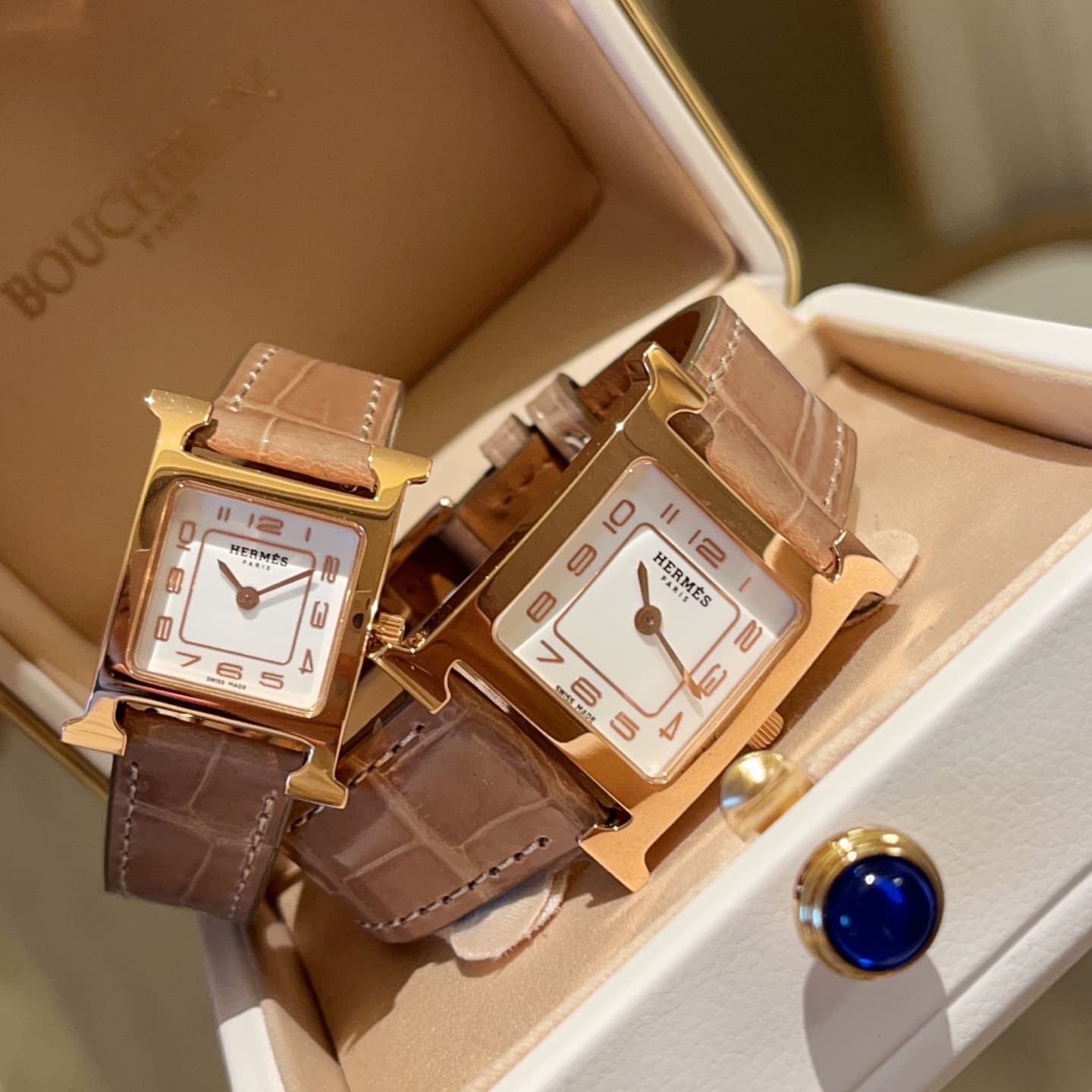 Hermes White Watch