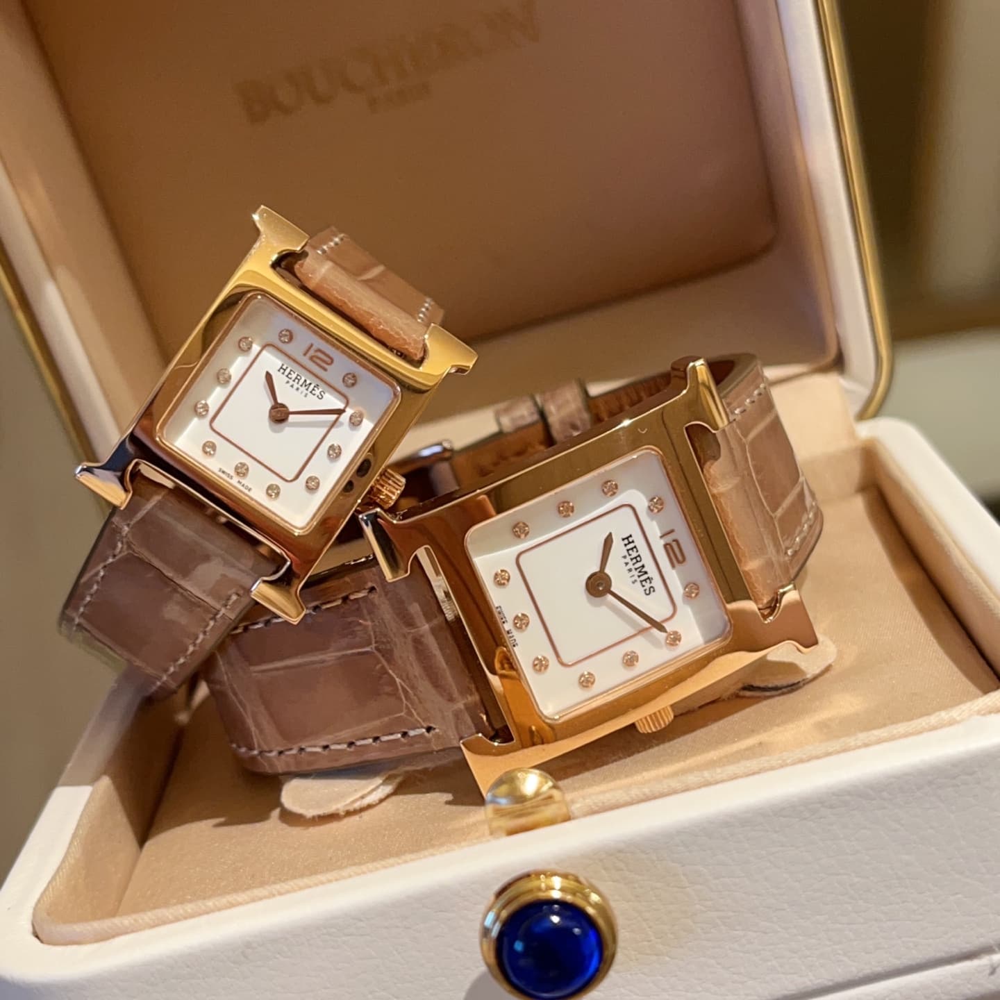 Hermes White Watch