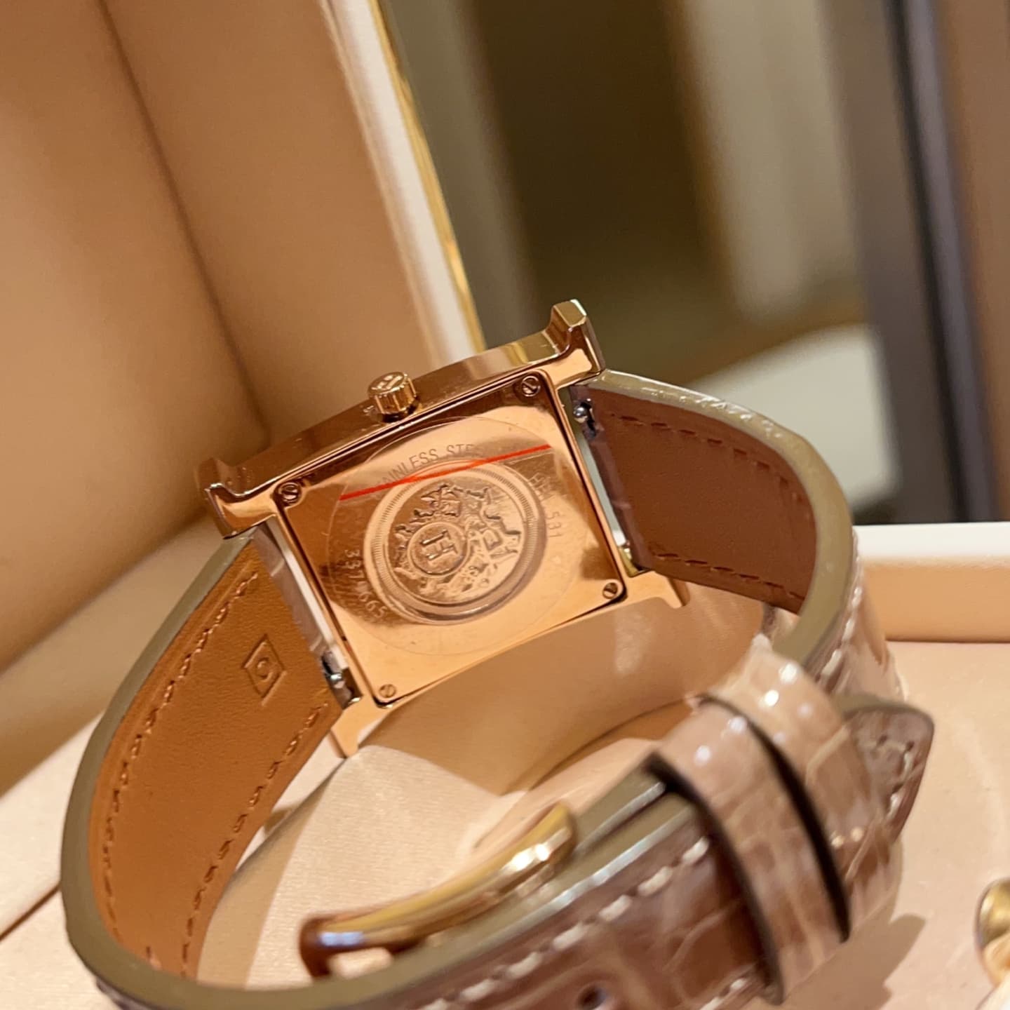 Hermes White Watch