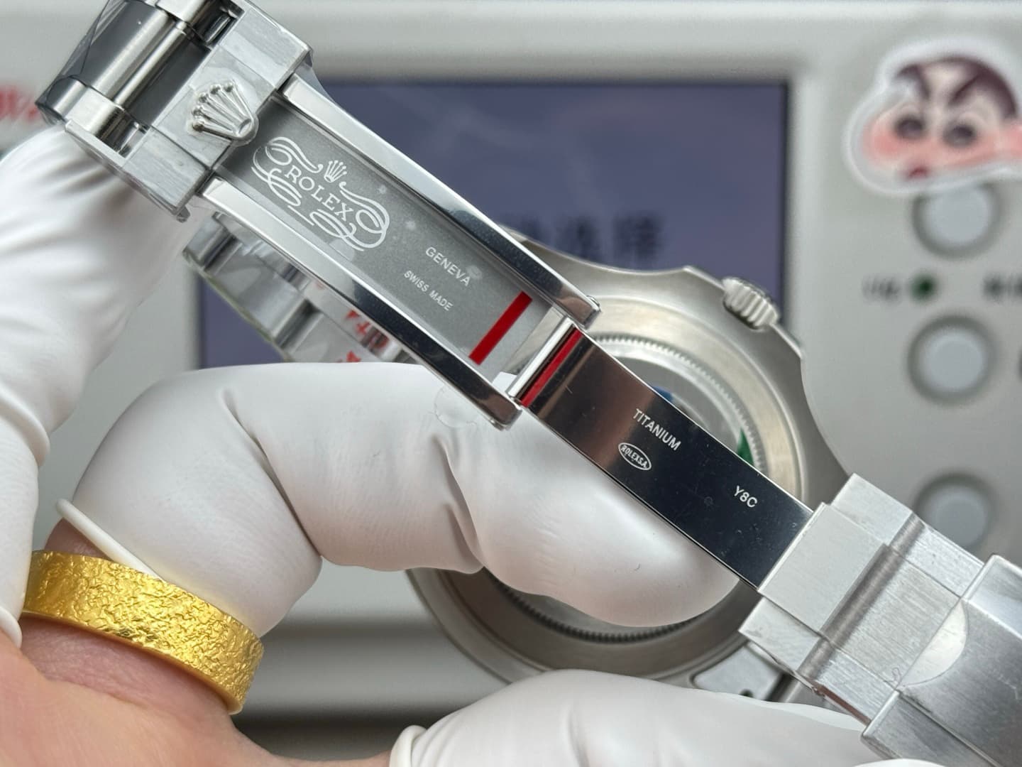 Rolex Gold Pouch