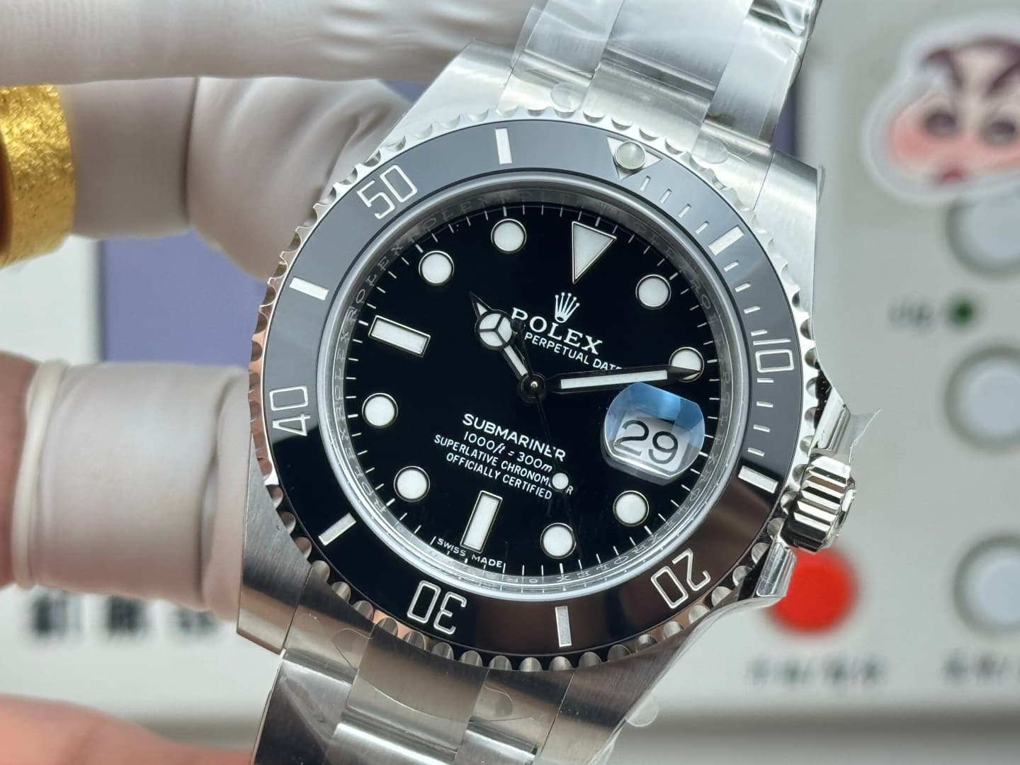 Rolex White Watch