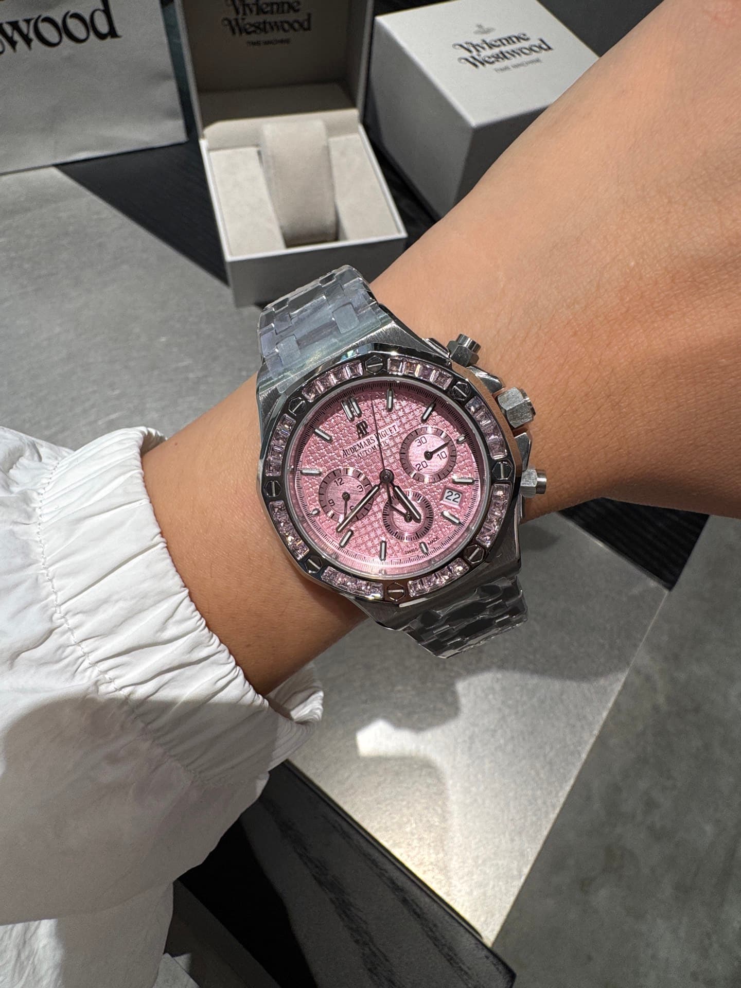 Audemars Piguet White Watch