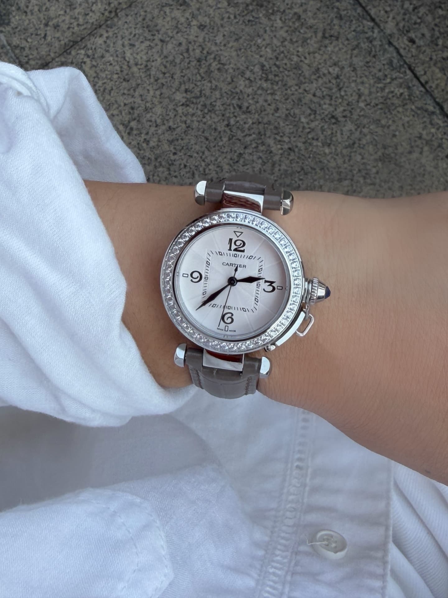 Cartier White Watch