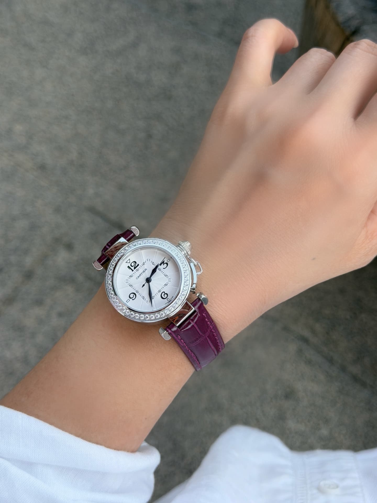 Cartier White Watch