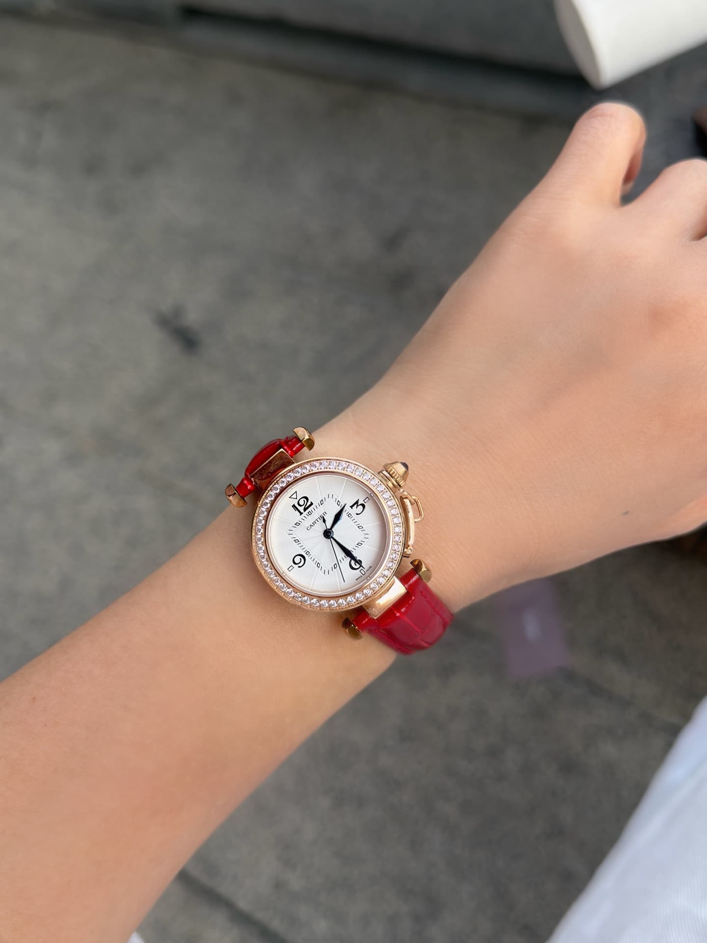 Cartier White Watch