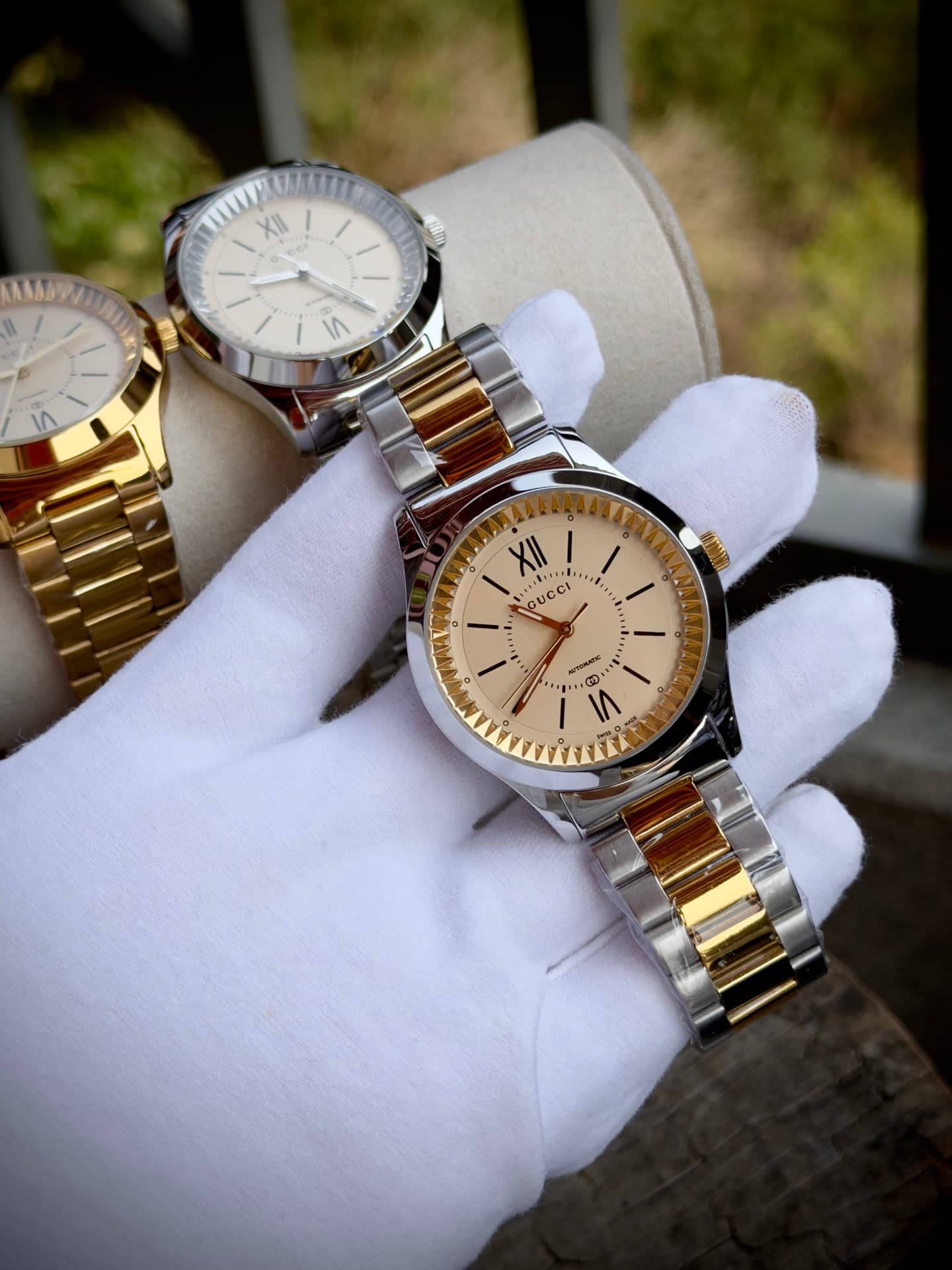 Gucci White Watch