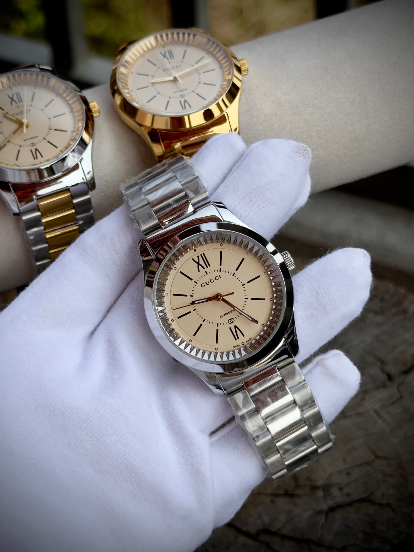 Gucci White Watch