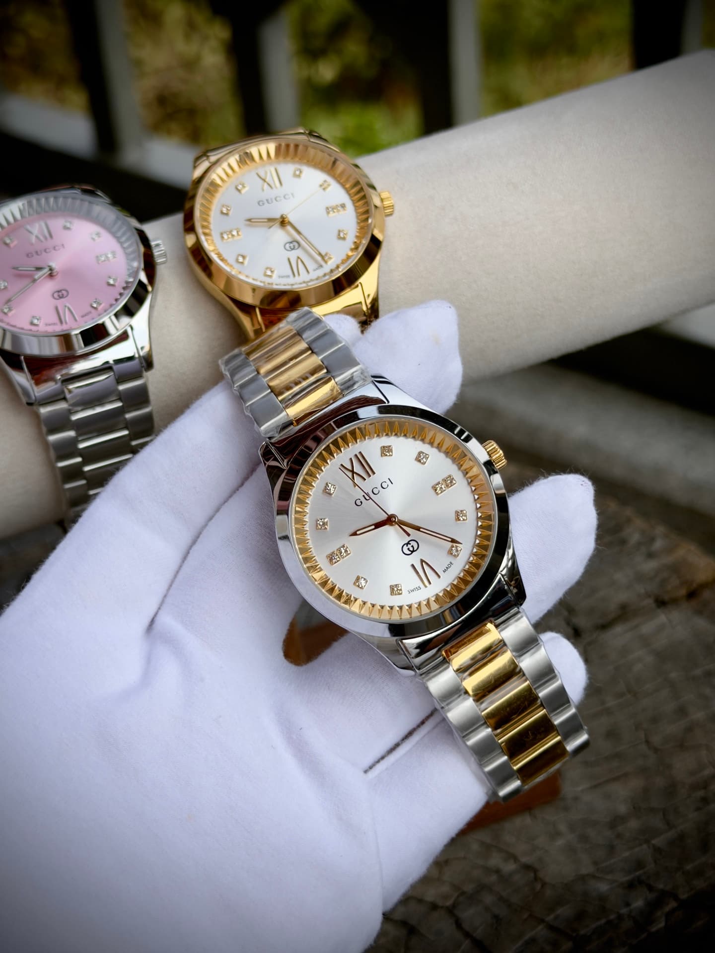Gucci White Watch