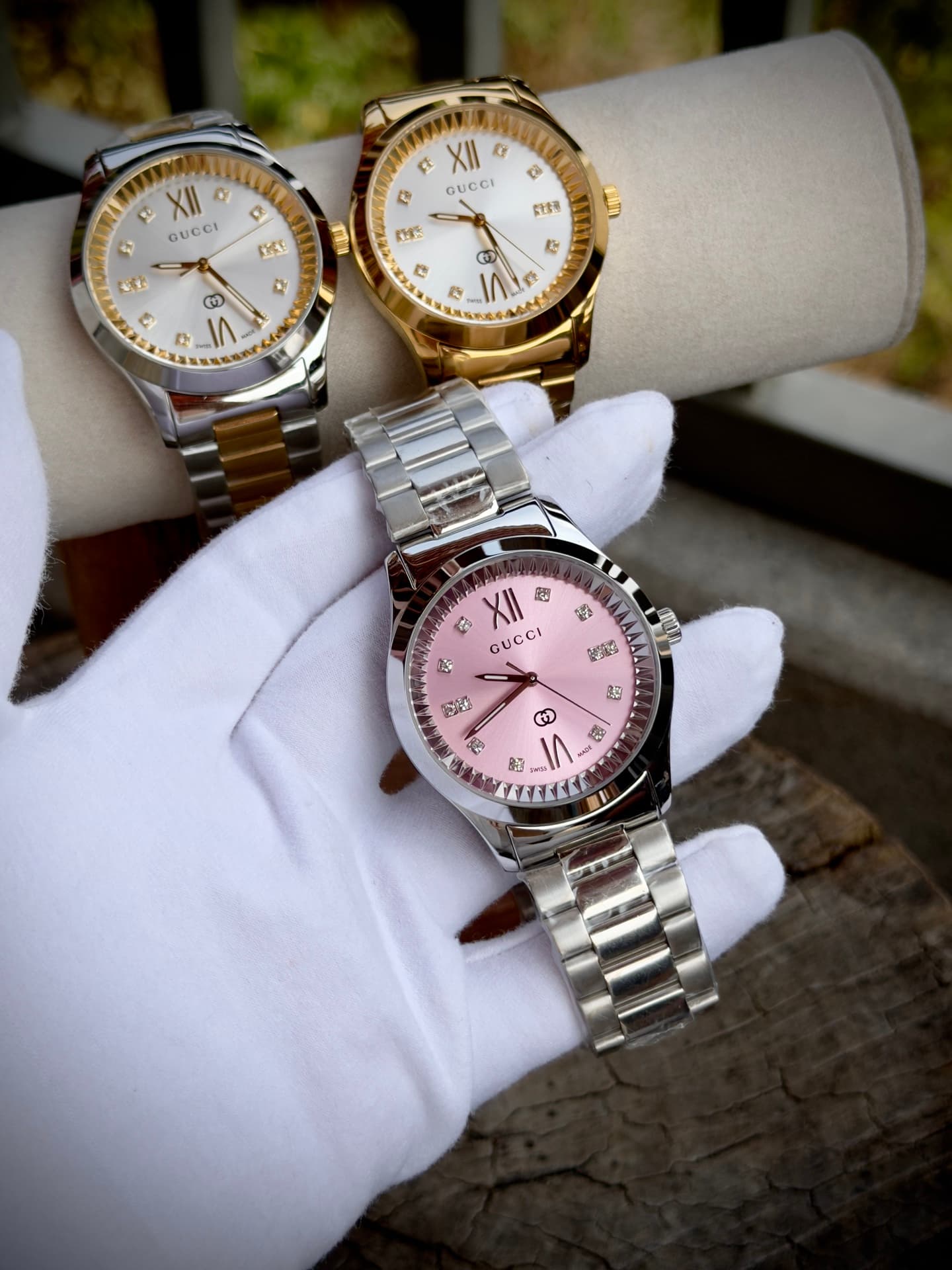 Gucci White Watch