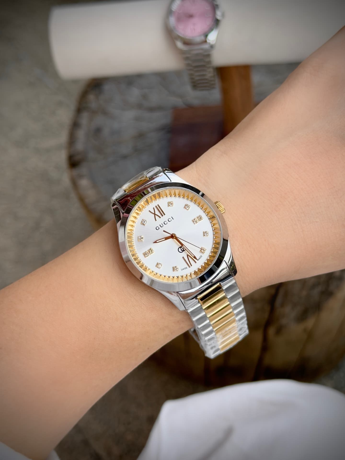 Gucci White Watch
