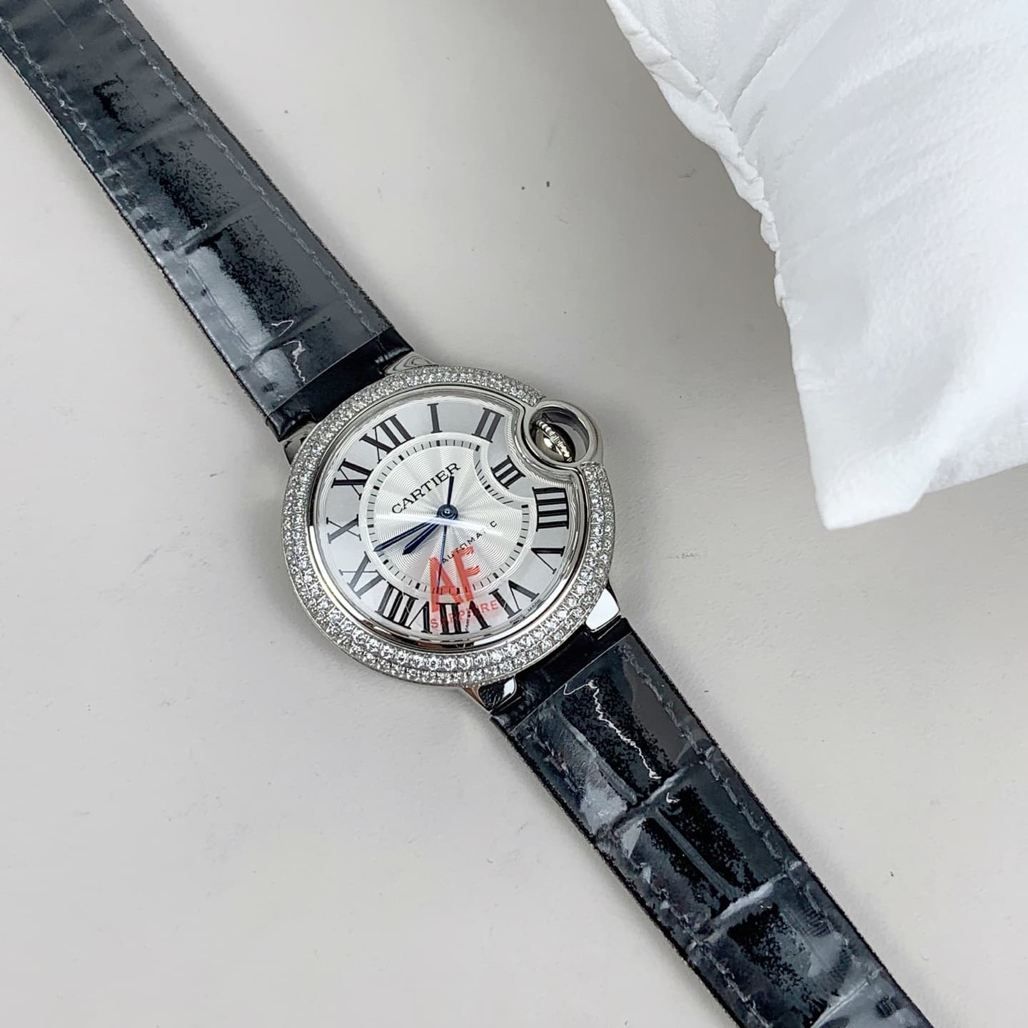 Luxury Watch White Belt