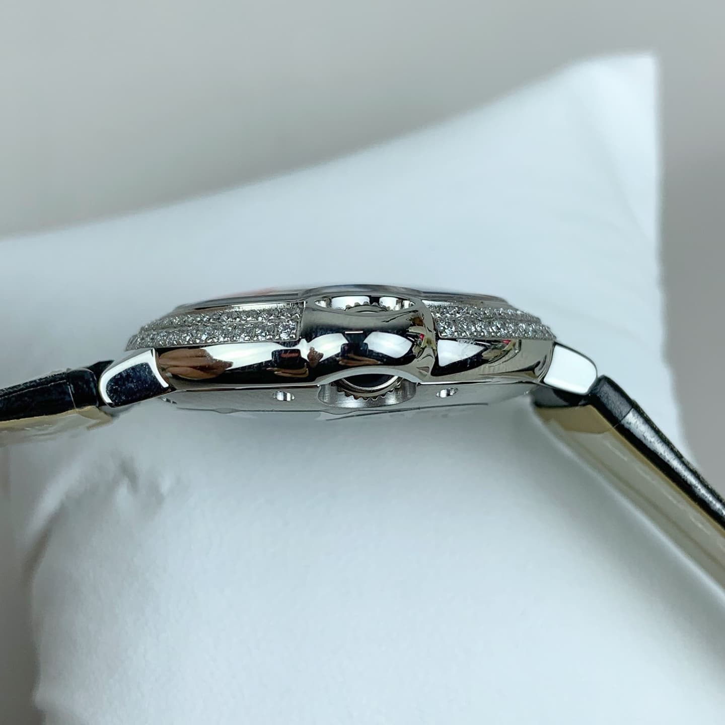 Luxury Watch White Belt