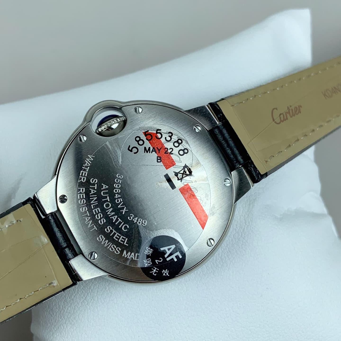 Luxury Watch White Belt